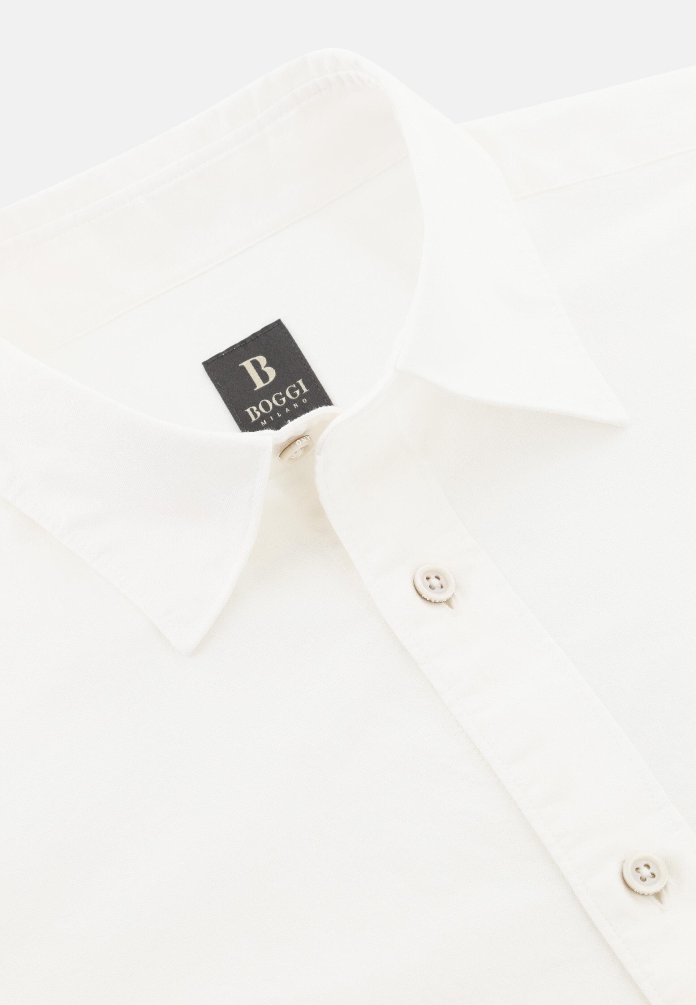 Regular Fit Oxford Cotton Shirt White, 3901_WHIT, large image number 3