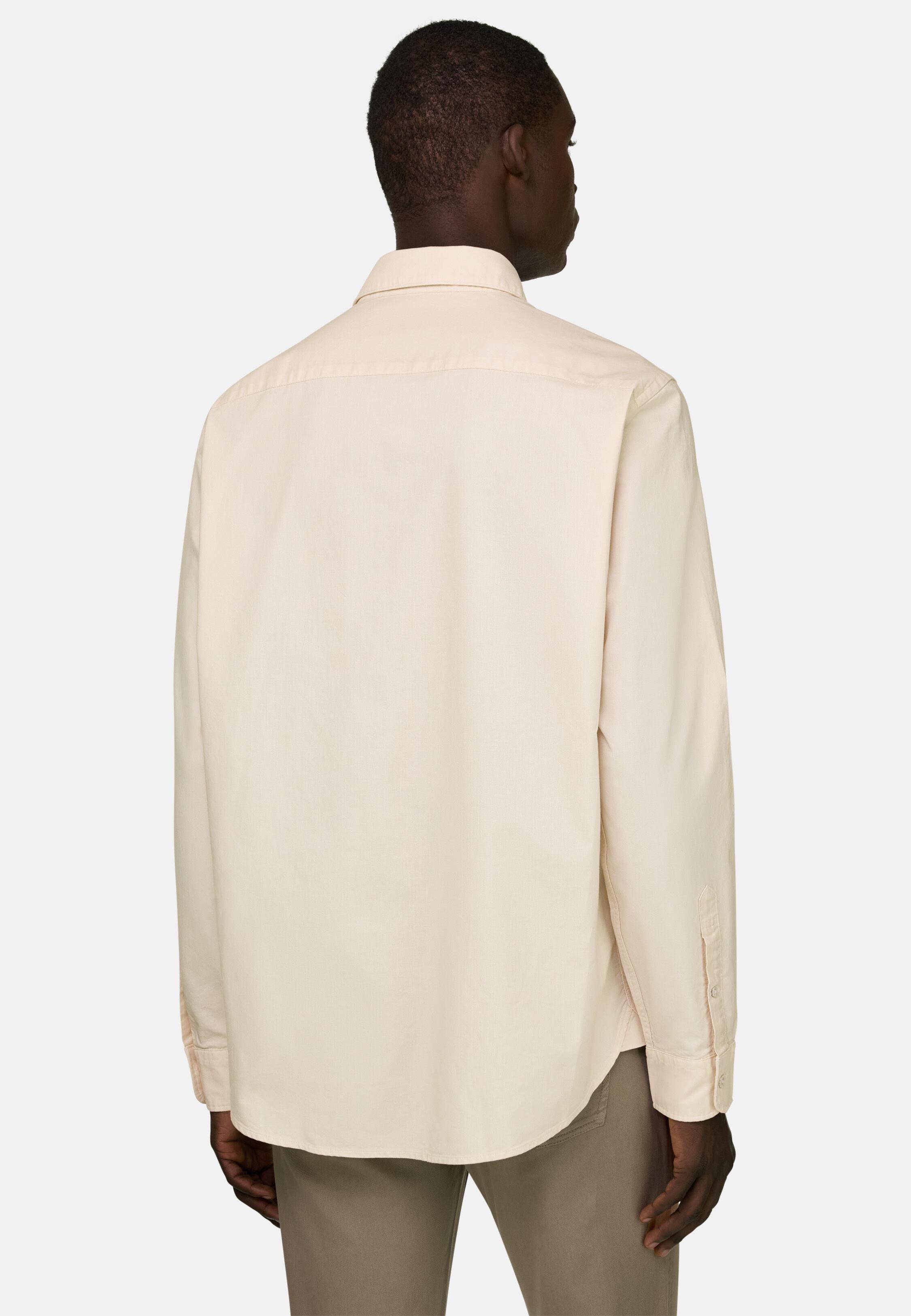 Shirt With A Closed Collar Beige, 3901_SAND, large image number 1