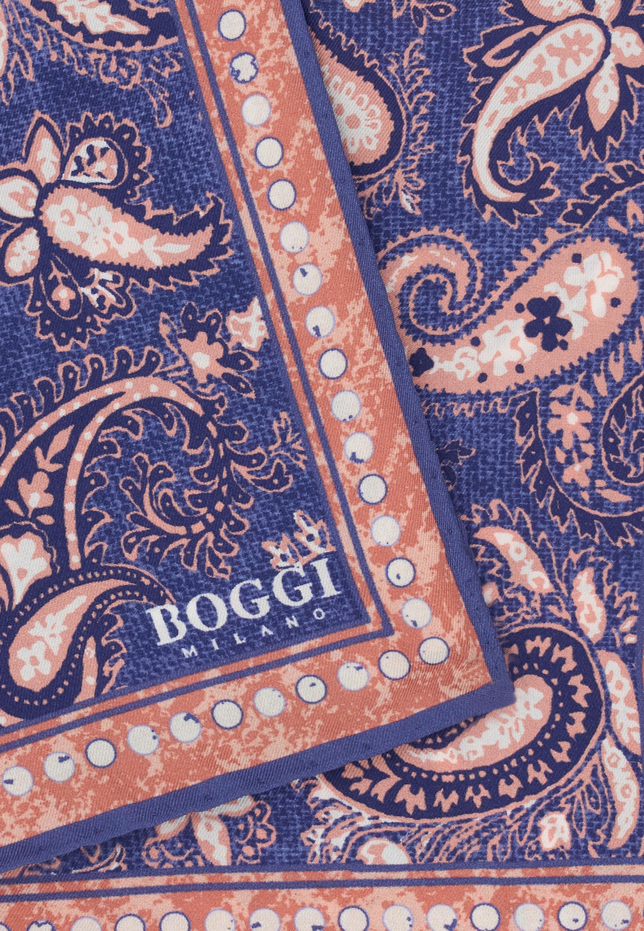 Paisley Print Silk Pocket Square Pink, 3901_PINK, medium