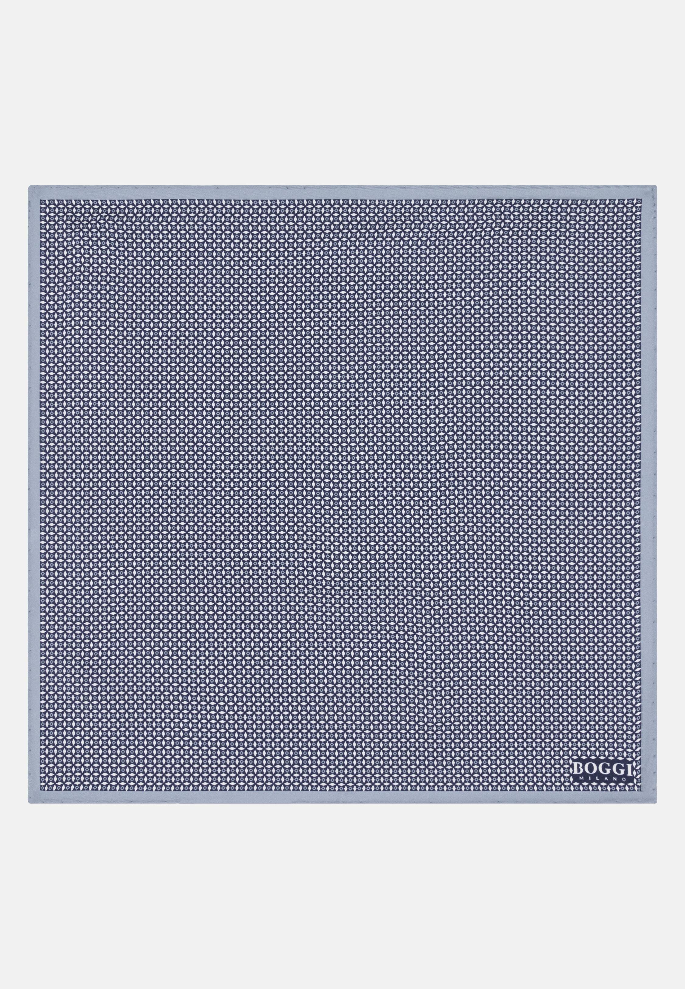 Geometric Silk Pocket Square Light Blue, 3901_LTBL, medium