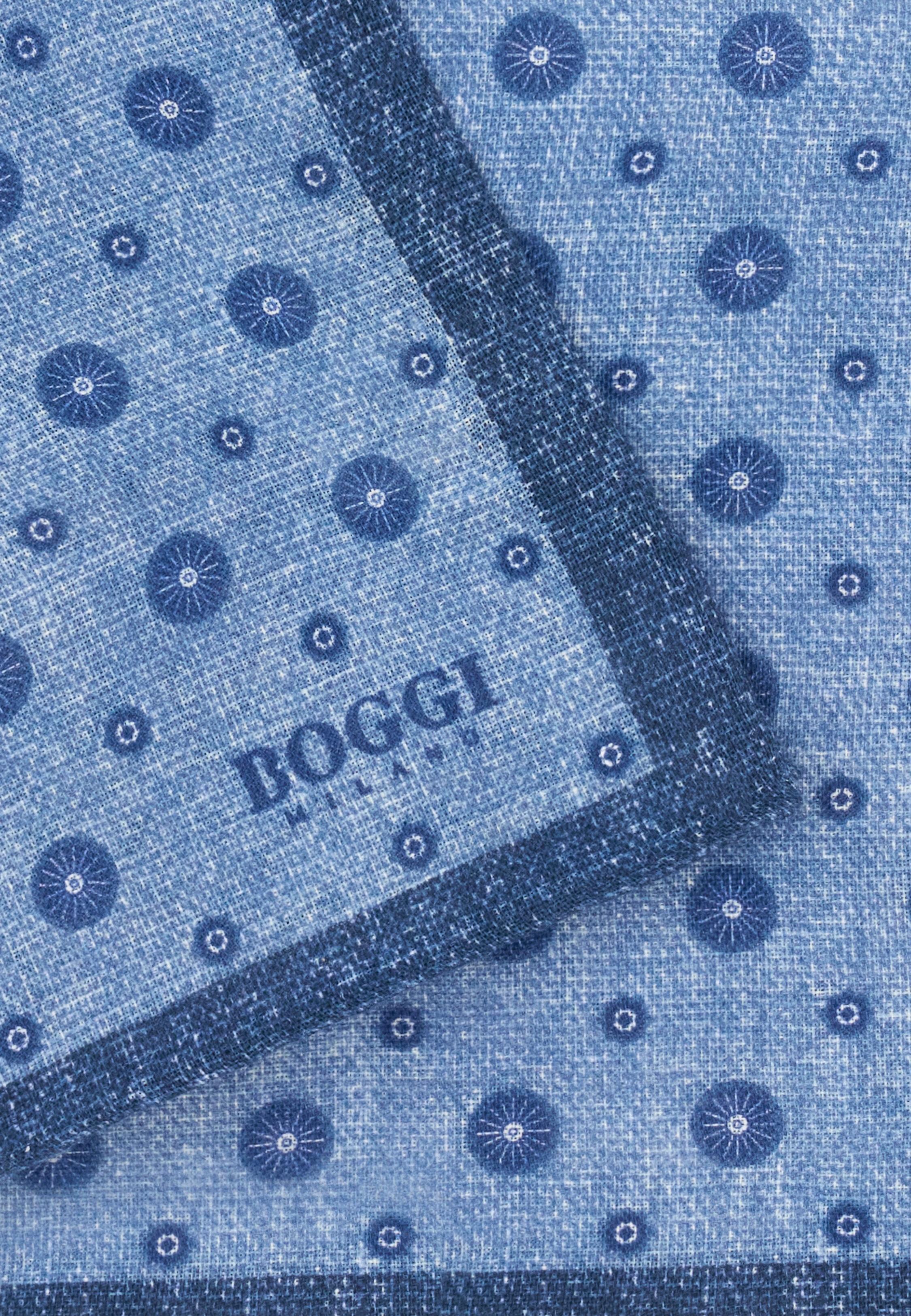 Medallion Linen Pocket Square Light Blue, 3901_LTBL, large image number 0