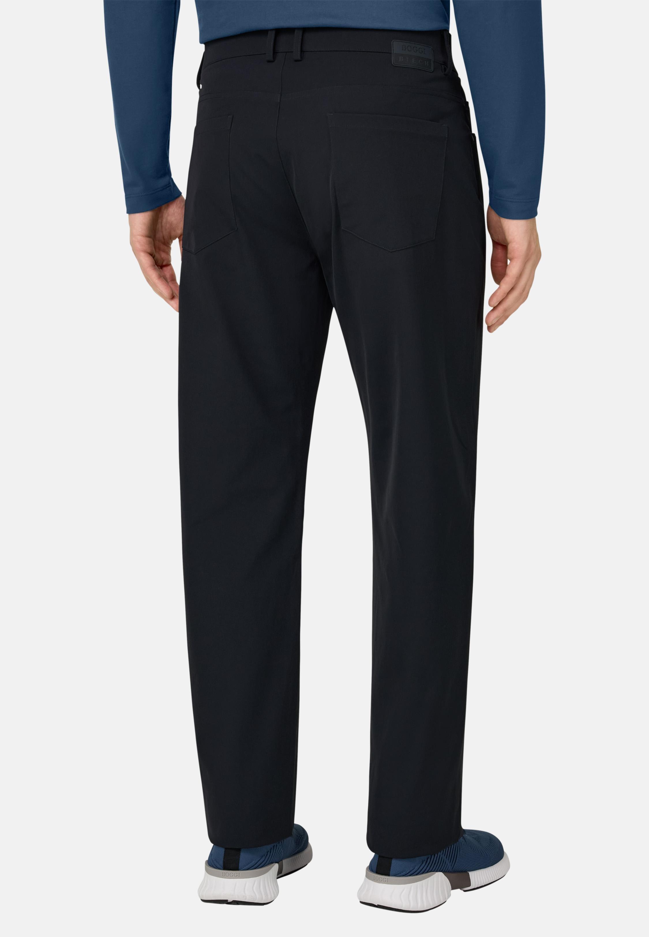 B Tech Nylon Jeans Blue, Navy blue, large image number 2