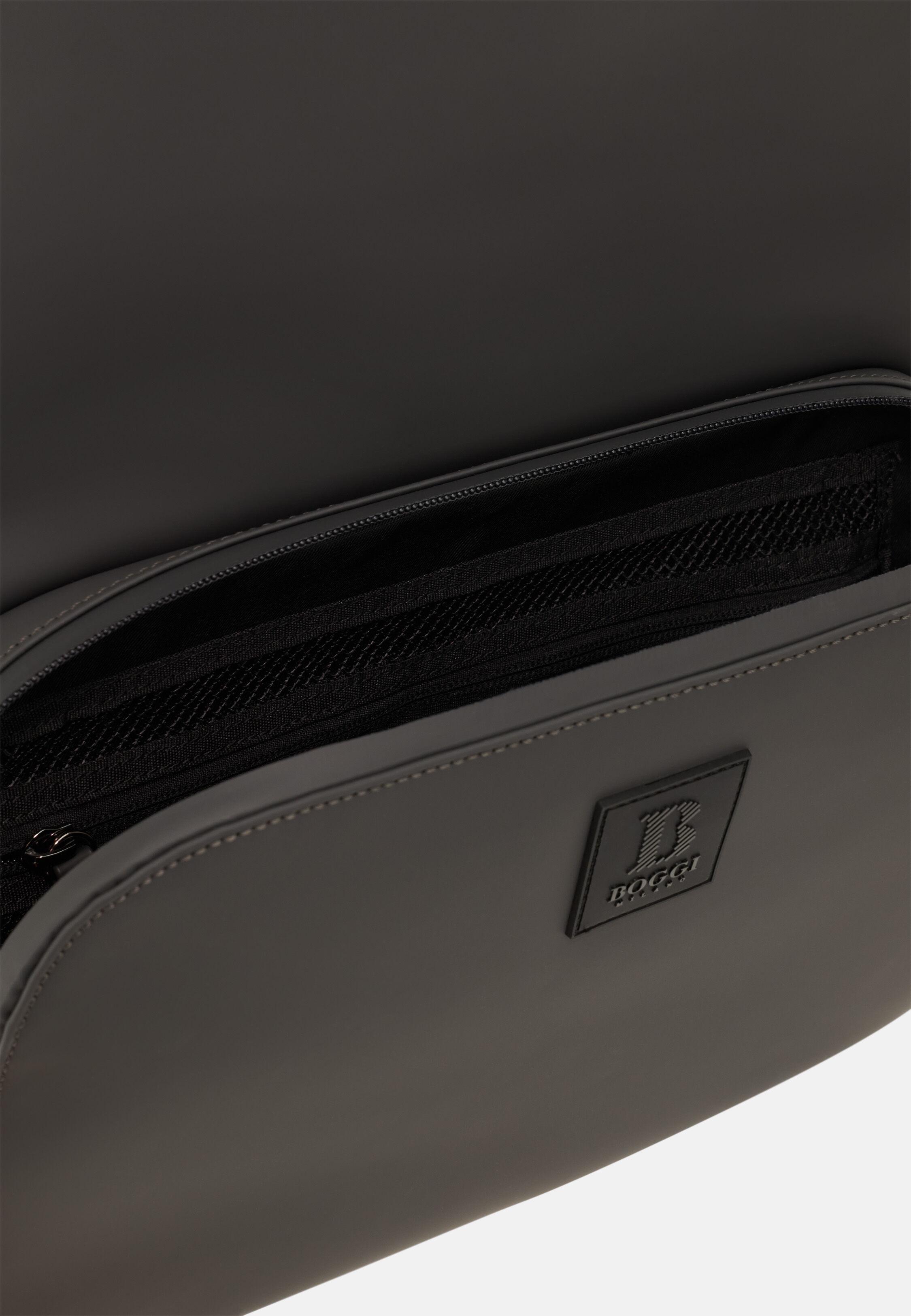 حقيبة ظهر من قماش مطاطي أسود, 3901_CHAR, large image number 3