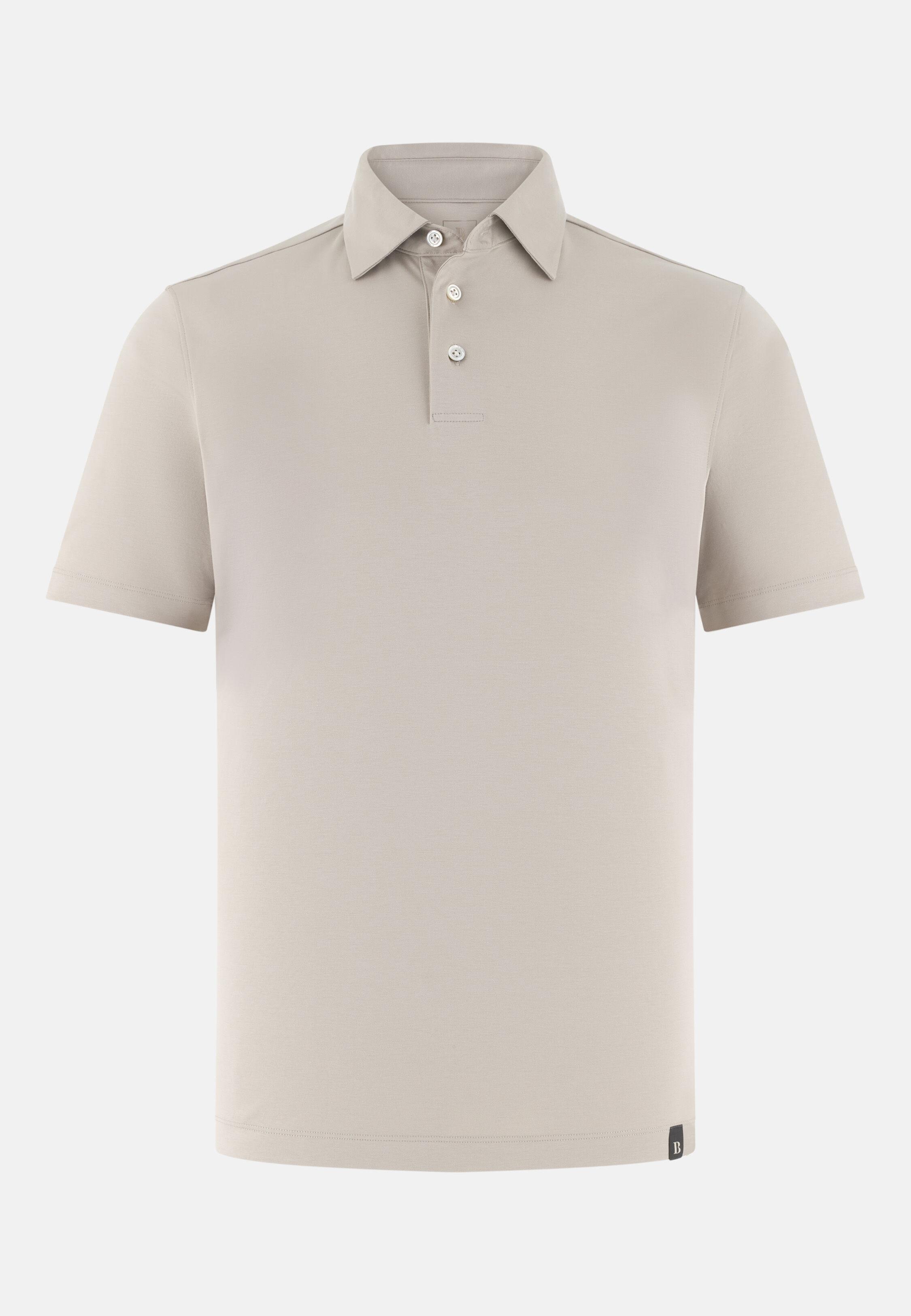 Short-Sleeved Polo Shirt Beige, 3901_SAND, large image number 3