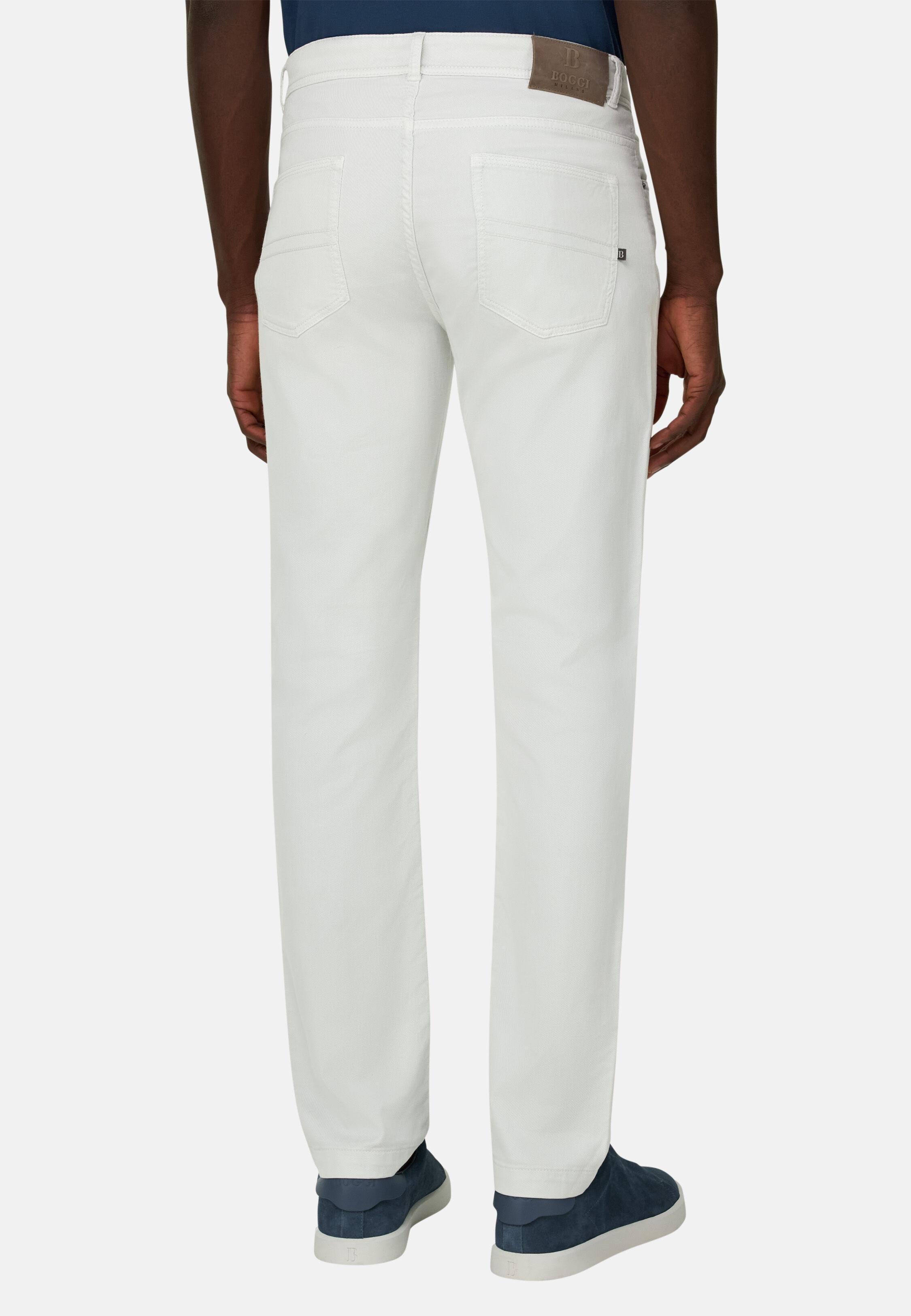Stretch Cotton/Tencel Jeans Ice, Ice, medium