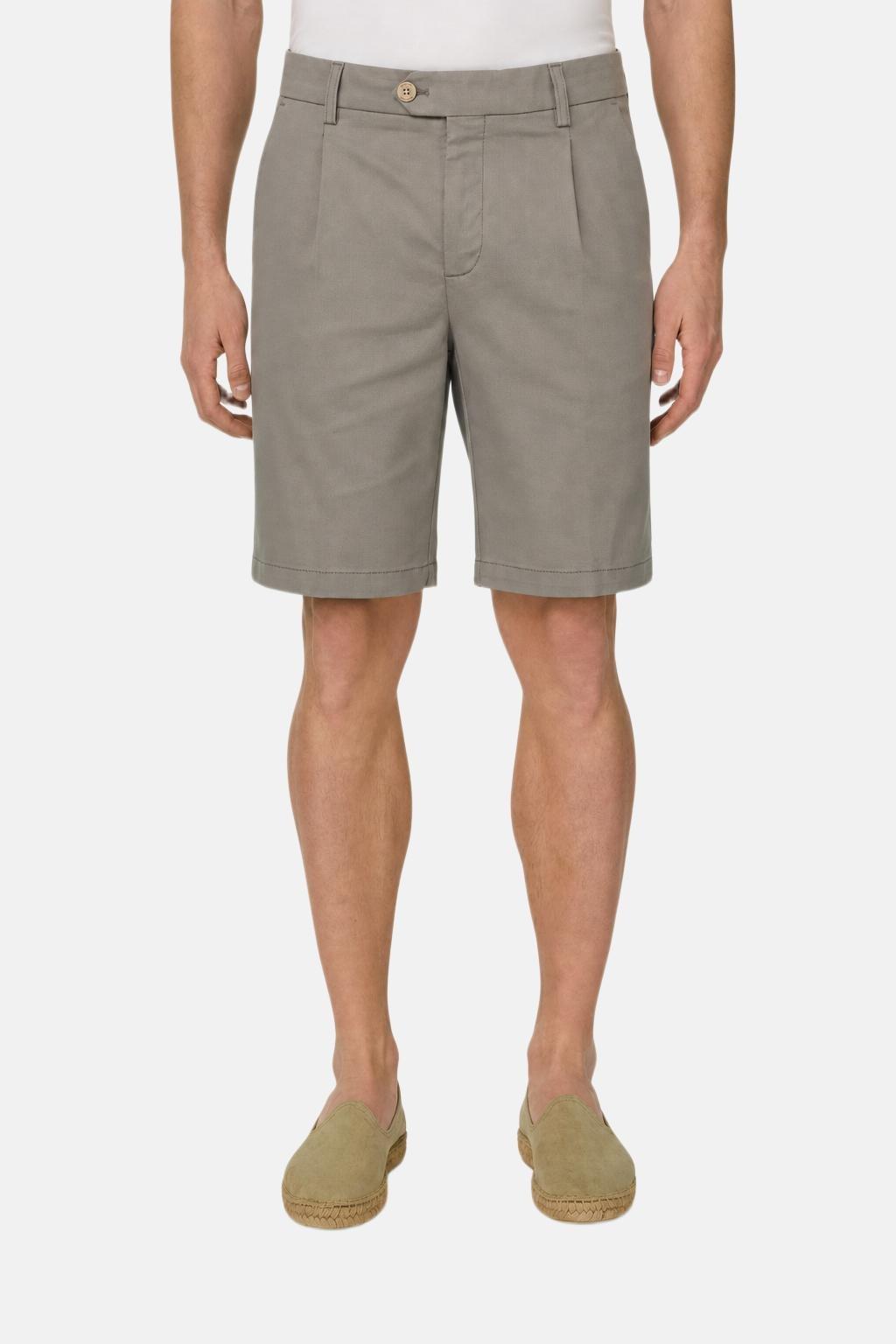 شورت بيربيجا من القطن والتينسل المطاطي أخضر, Light Green, large image number 0