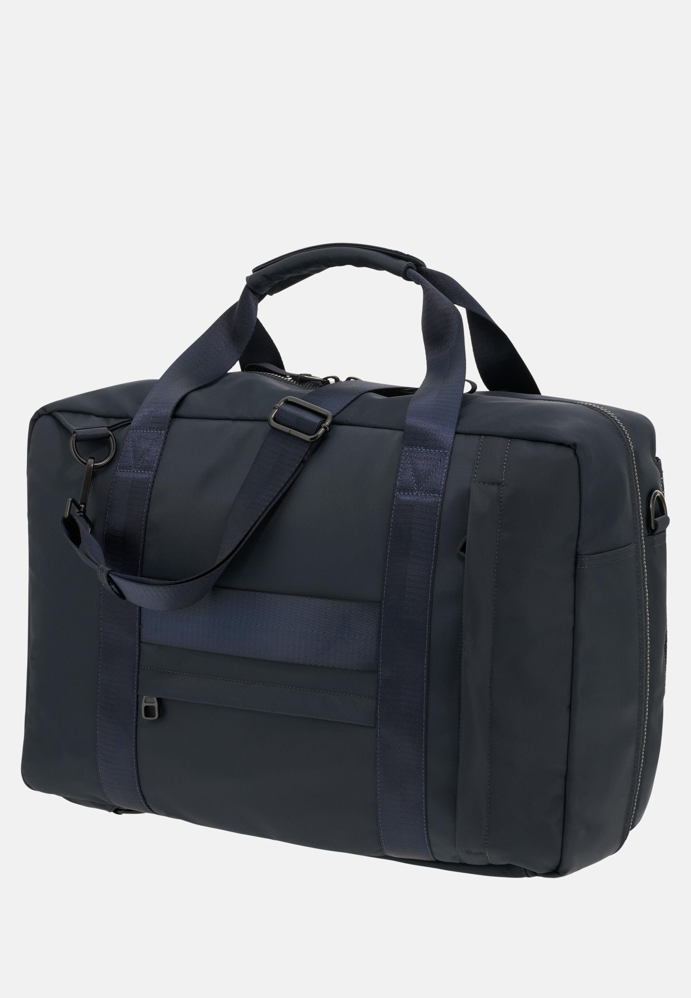 3way Overnight Bag in Technical Fabric Navy blue, Navy blue, medium