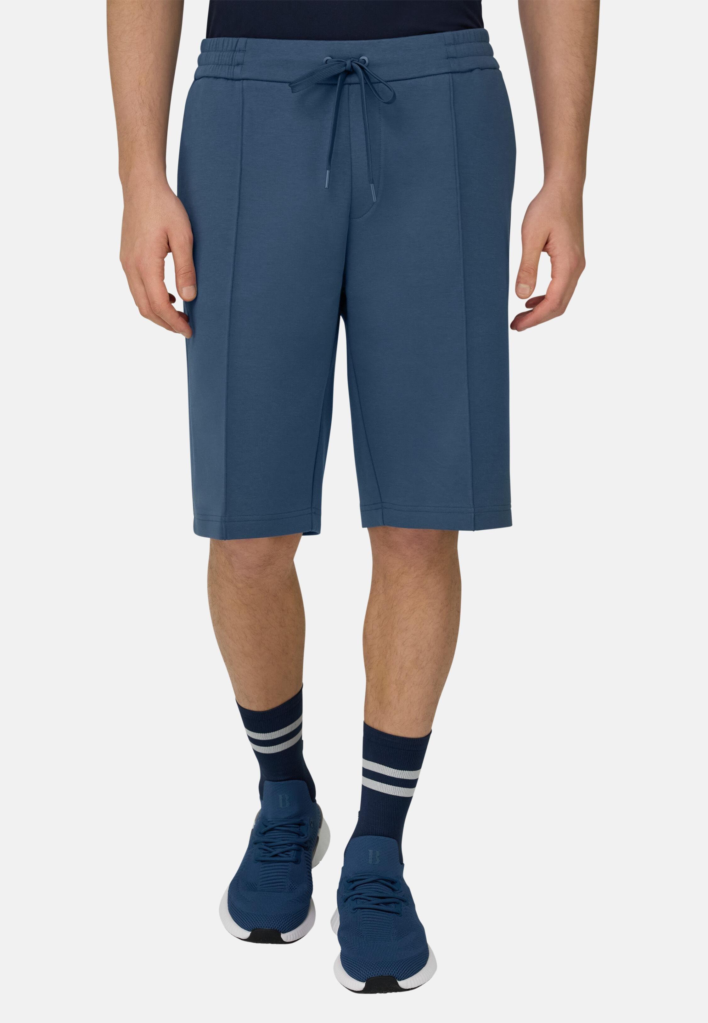شورت برمودا سكوبا بخليط قطن خفيف أزرق, Air-blue, large image number 4
