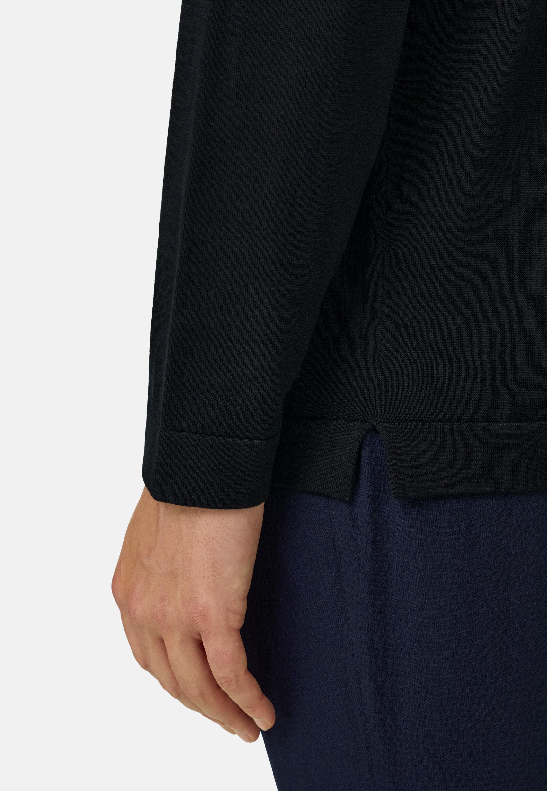 Crew Neck Jumper Black, 3901_BLAC, medium