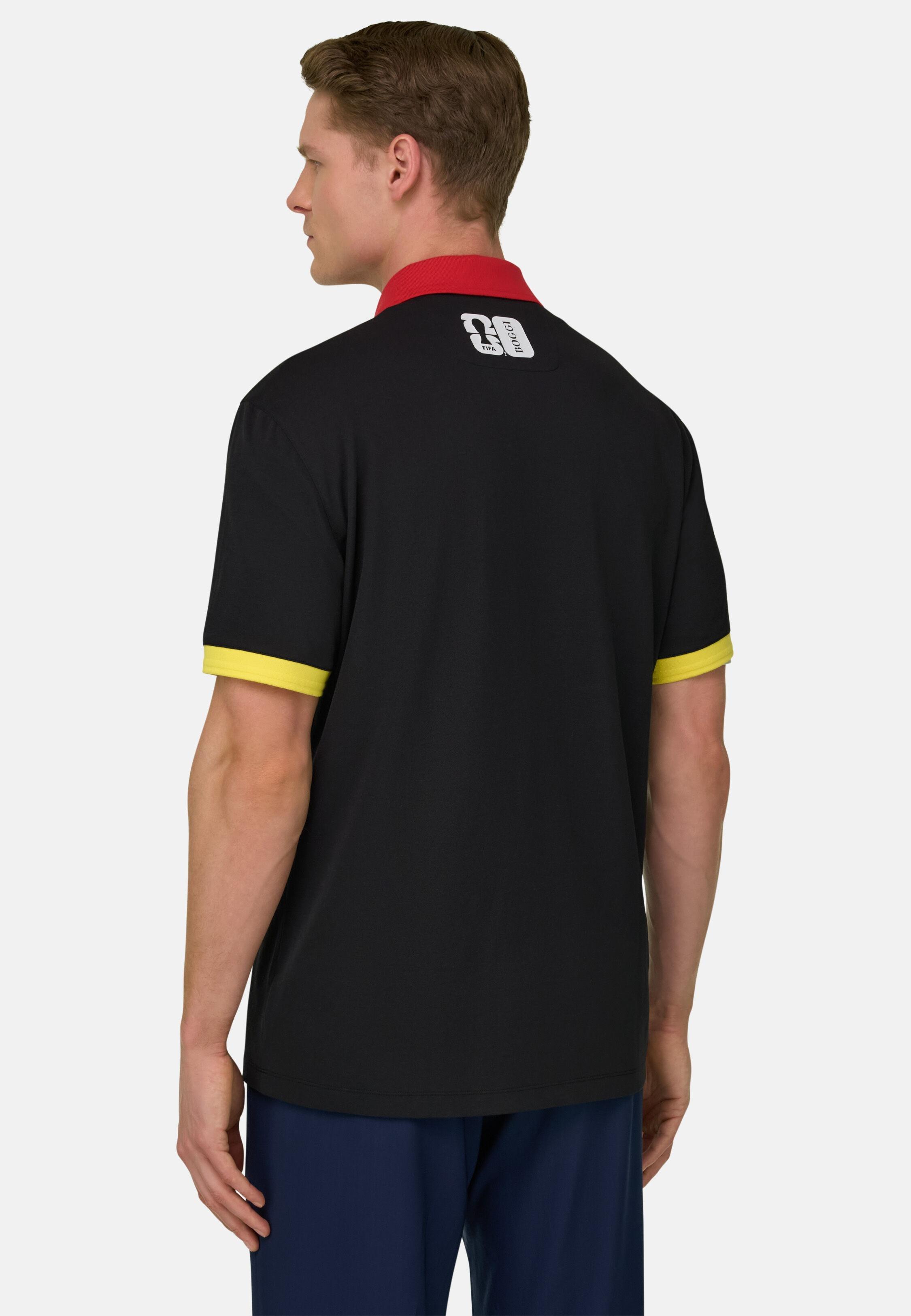 Fifa World Cup 2026 Winner Nations Polo In Cool Jade Pique Black, Black, medium