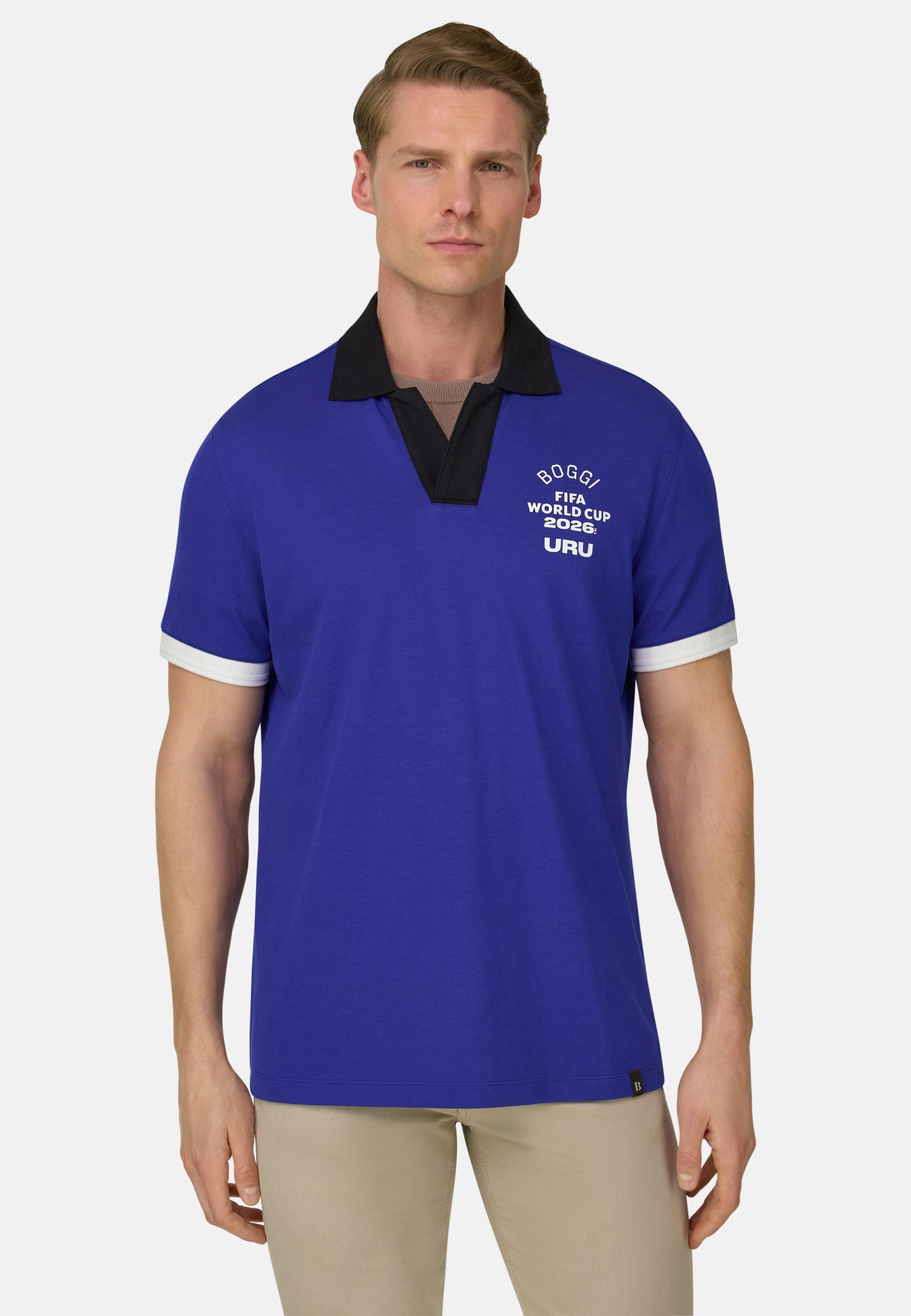 Fifa World Cup 2026 Winner Nations Polo In Cool Jade Pique Blue, Blue, medium