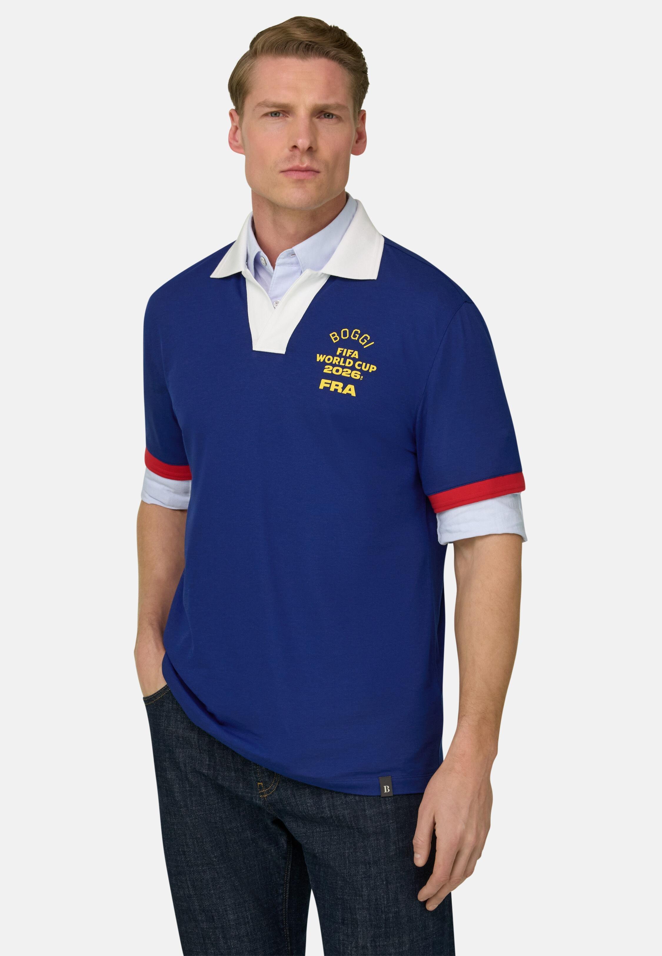 Fifa World Cup 2026 Winner Nations Polo In Cool Jade Piqu&eacute; Navy blue, Navy blue, medium
