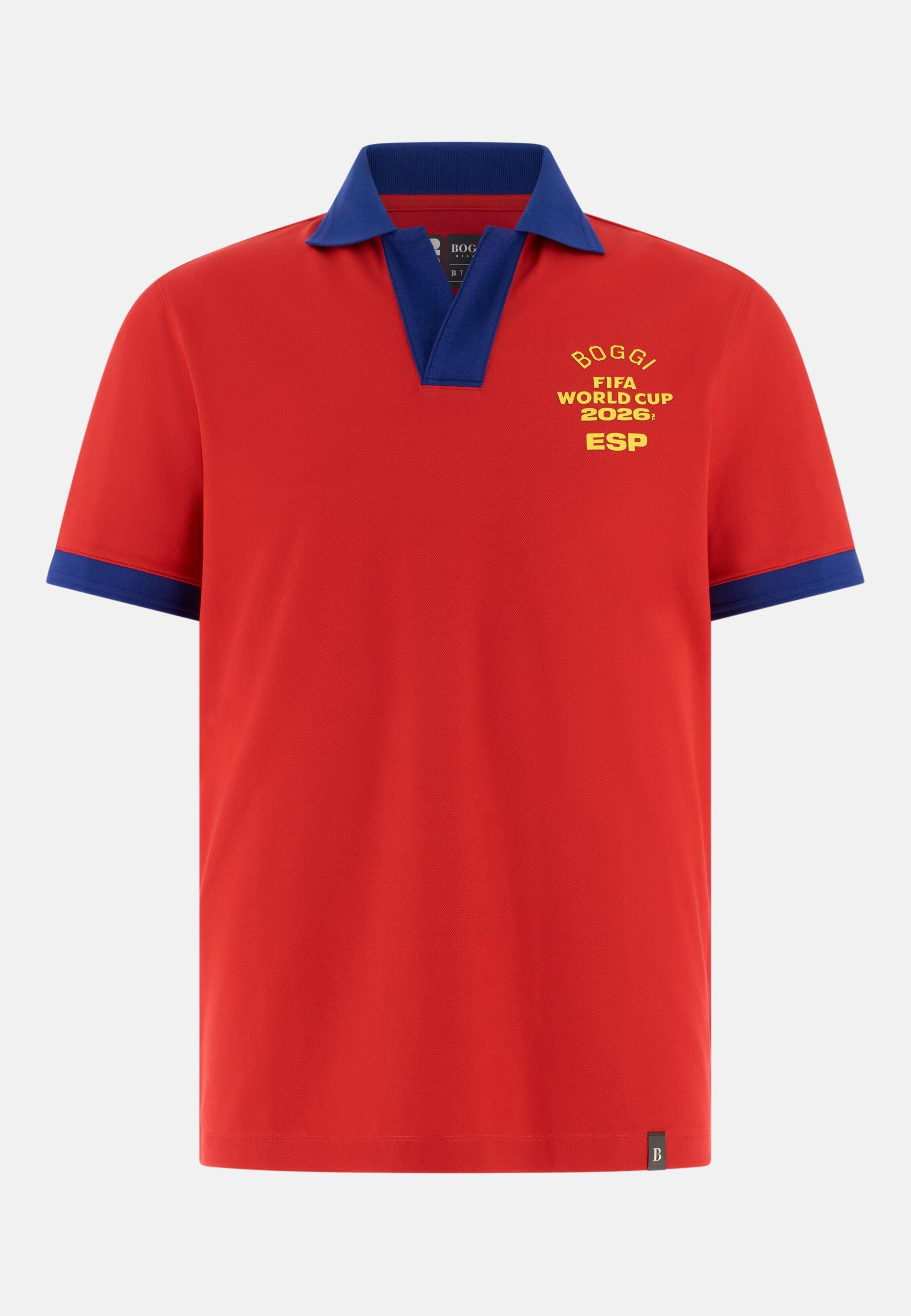 Fifa World Cup 2026 Winner Nations Polo In Cool Jade Piqu&eacute; Red, Red, large image number 3