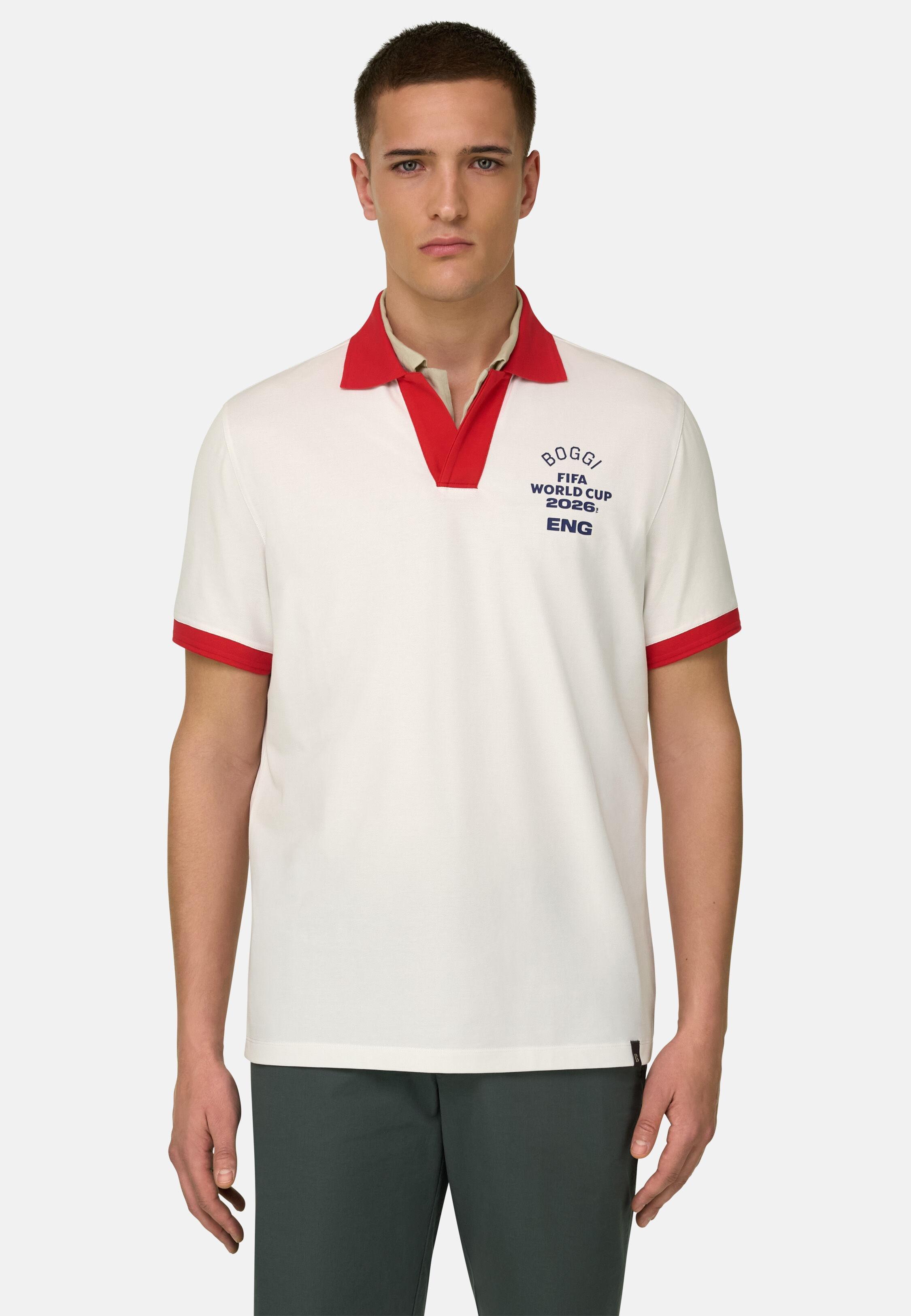 Fifa World Cup 2026 Winner Nations Polo In Cool Jade Pique White, White, medium