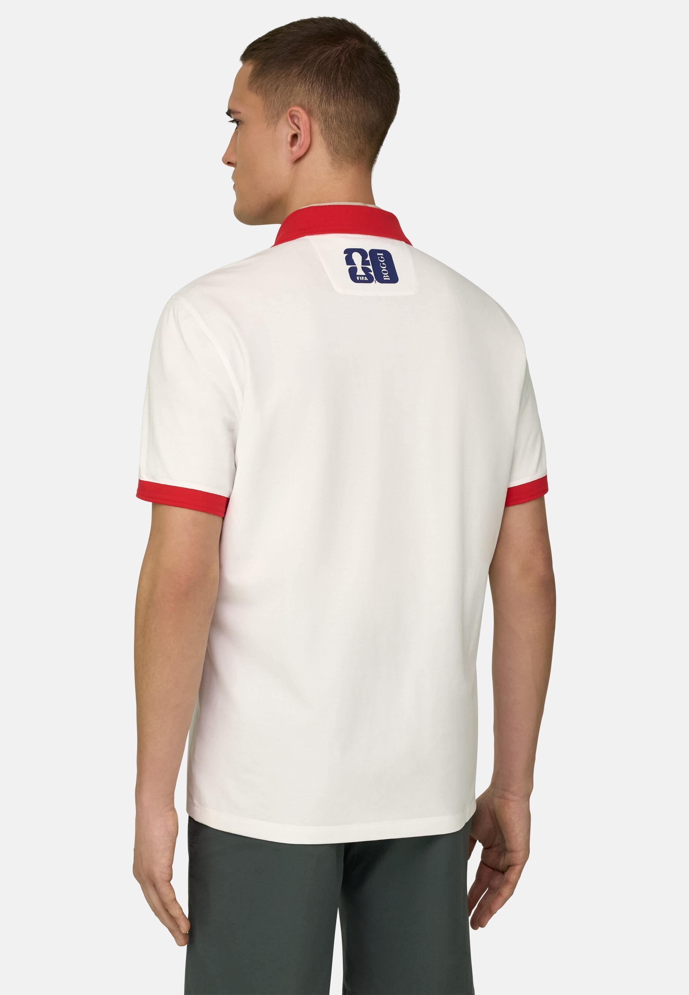 Fifa World Cup 2026 Winner Nations Polo In Cool Jade Pique White, White, medium