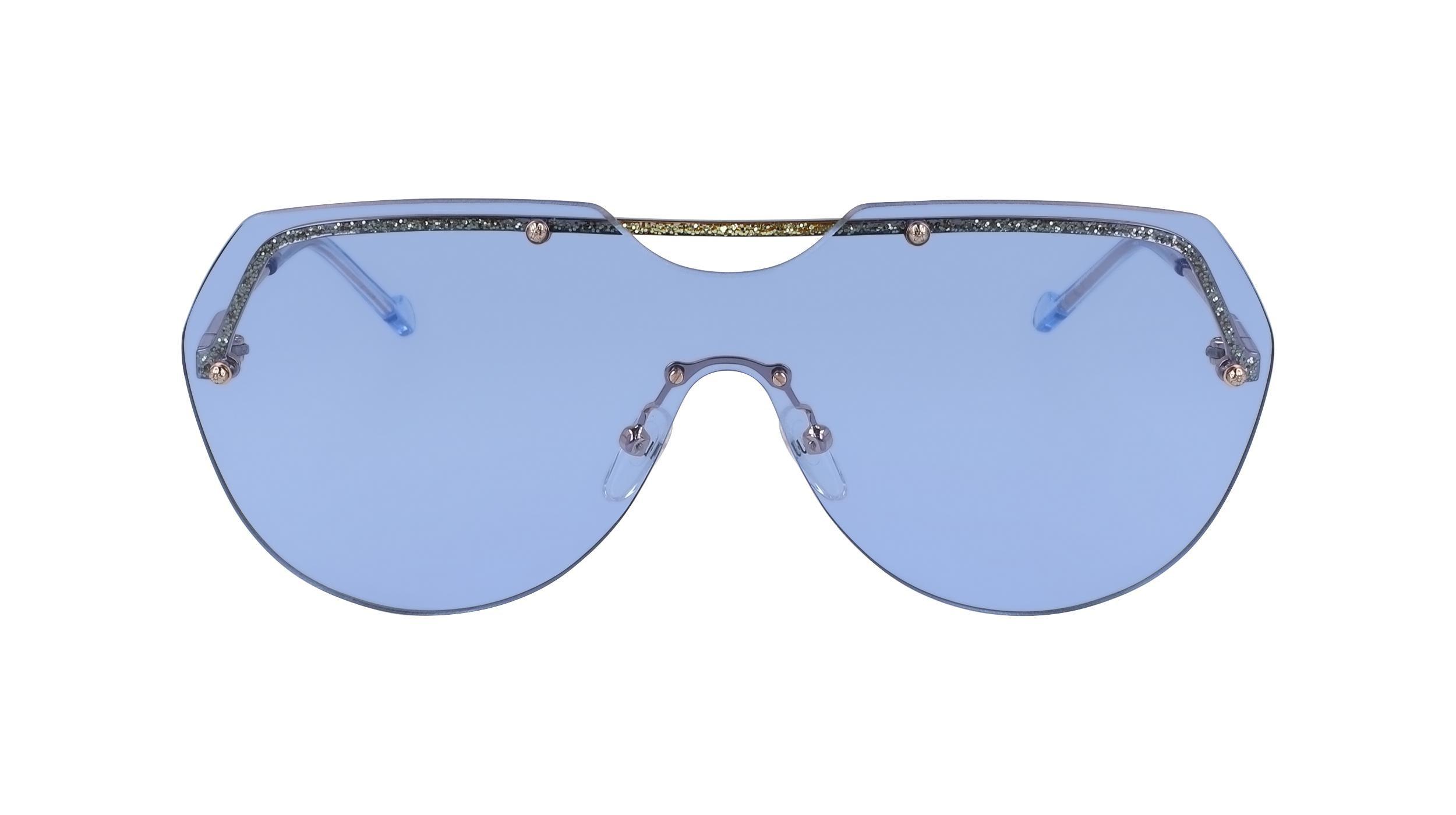 LACOSTE - Lacoste Women Matte Blue Shield Sunglasses - L817S-424