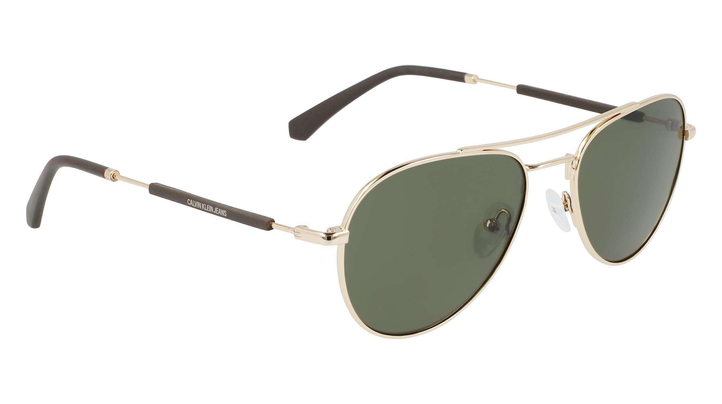 Calvin Klein Unisex Shiny Gold Sunglasses, CKJ20109S-717 , , large image number 0