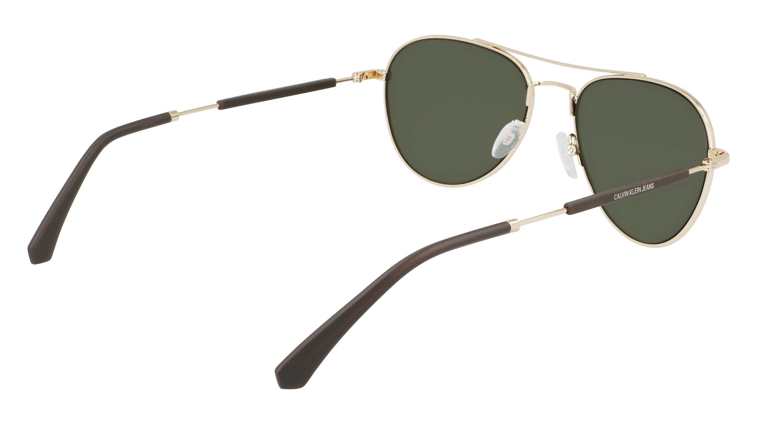 Calvin Klein Unisex Shiny Gold Sunglasses, CKJ20109S-717 , , large image number 6