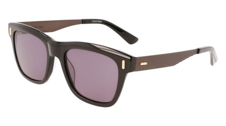 Calvin Klein - Calvin Klein Men Black Modified Rectangle Sunglasses - Ck21526S