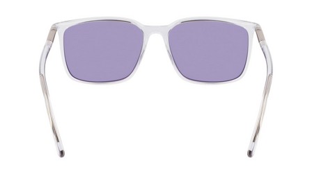 Calvin Klein - Calvin Klein Men Crystal Smoke Modified Rectangle Sunglasses - Ck22522S