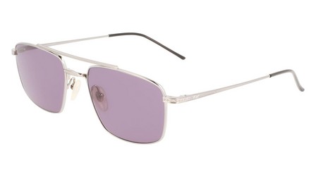 Calvin Klein - Calvin Klein Men Silver Navigator Sunglasses - Ck22111Ts
