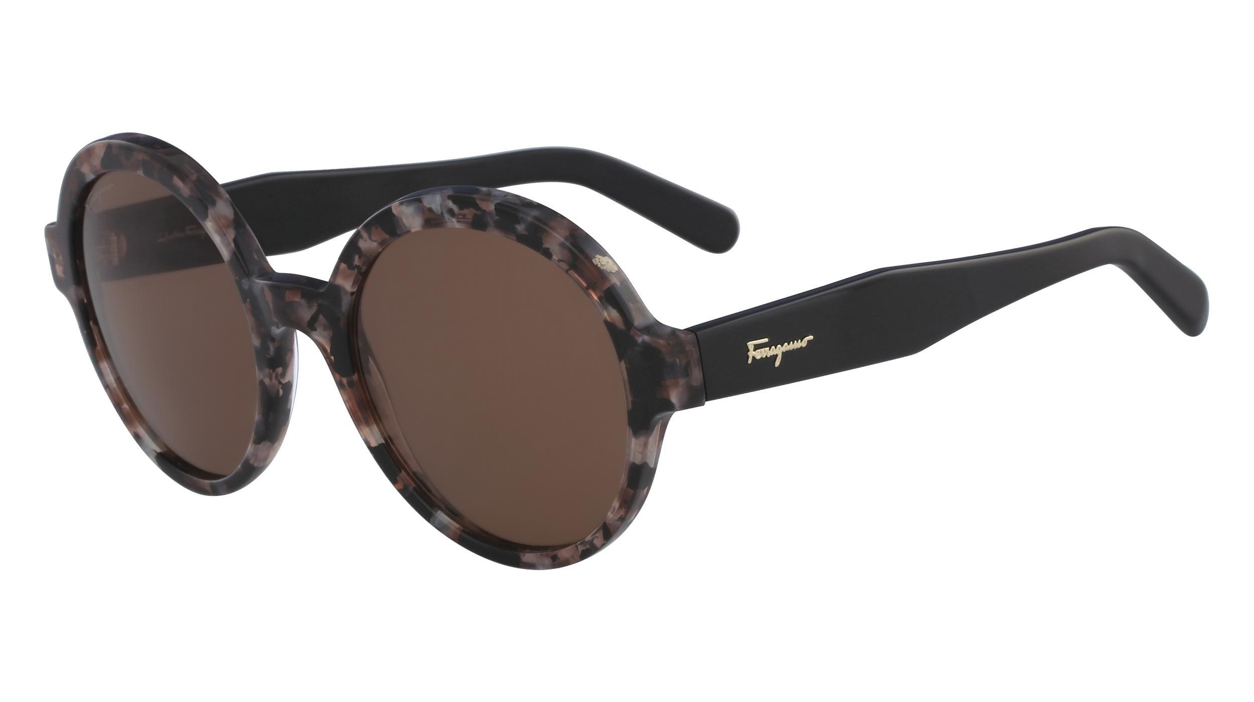 Salvatore Ferragamo Womens Brown Plum Havana Sunglasses, Sf878S-273, , large image number 1