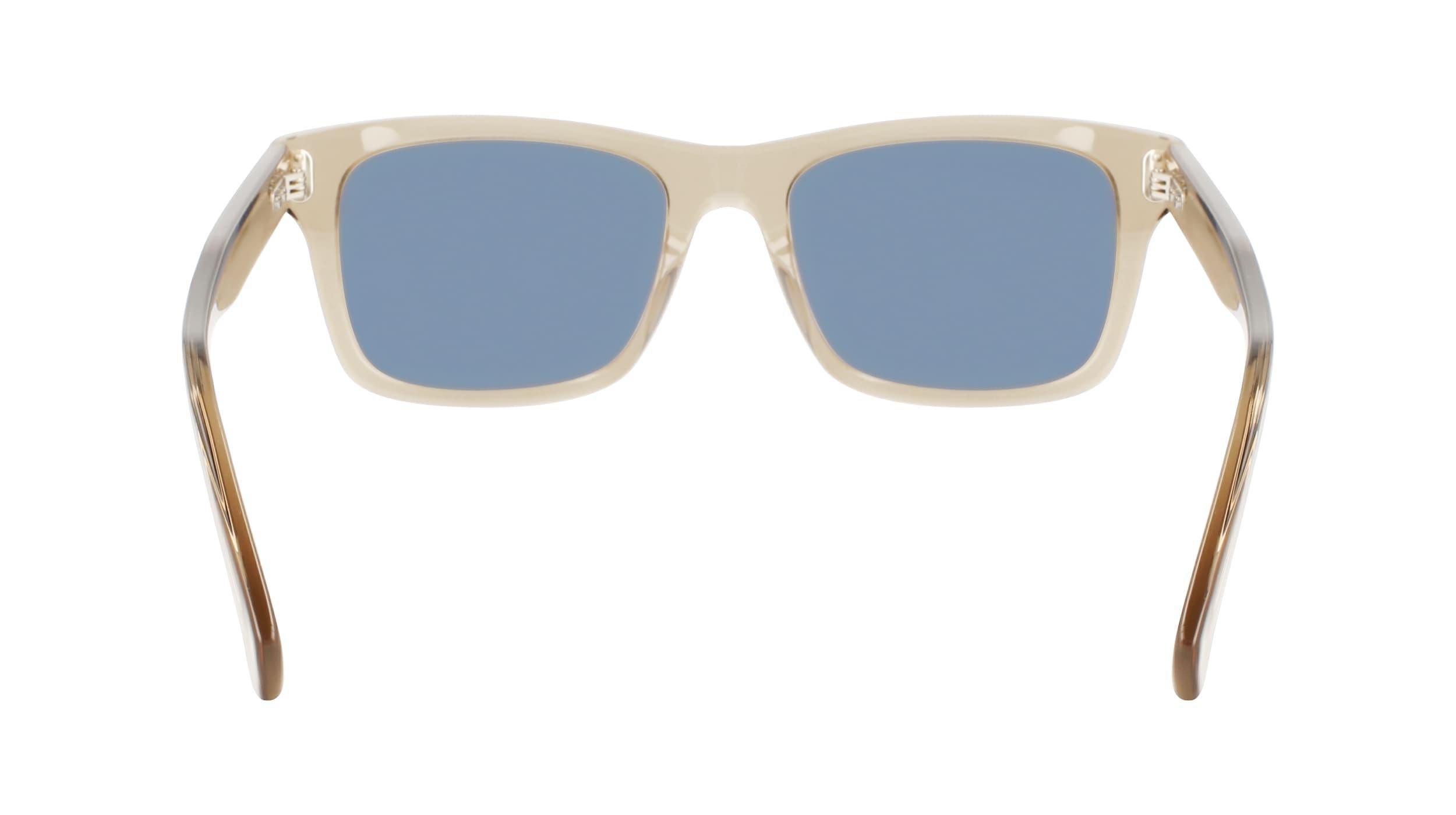 SALVATORE FERRAGAMO - Ferragamo Men Transparent Sand Rectangle Sunglasses - Sf1039S