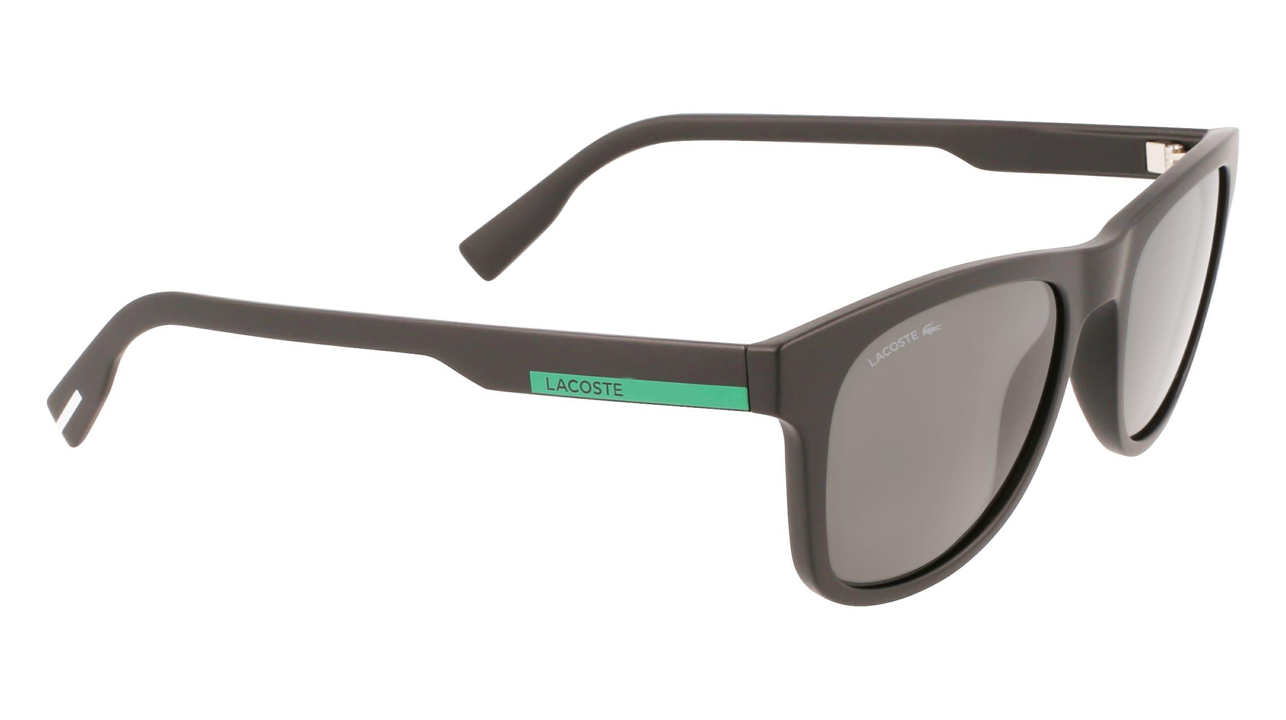 Lacoste Unisex Matte Black Modified Rectangle Sunglasses - L969S, , large image number 2