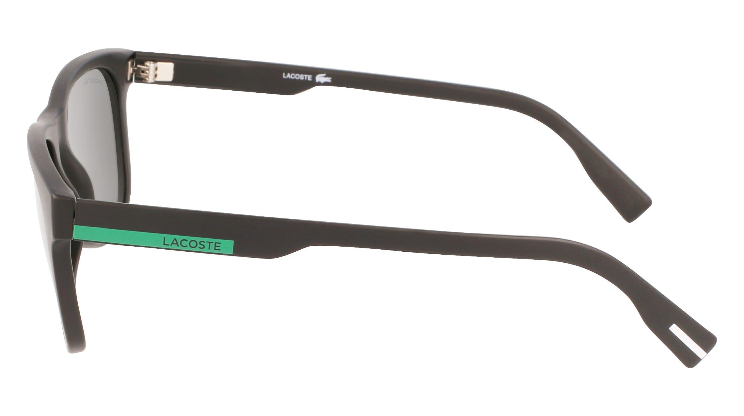 Lacoste Unisex Matte Black Modified Rectangle Sunglasses - L969S, , large image number 3
