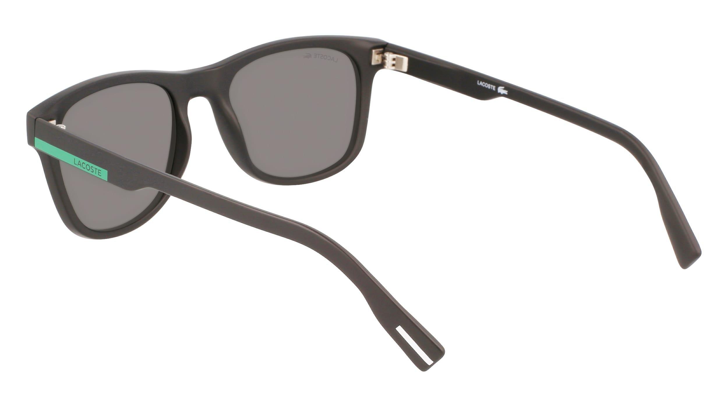 Lacoste Unisex Matte Black Modified Rectangle Sunglasses - L969S, , large image number 4