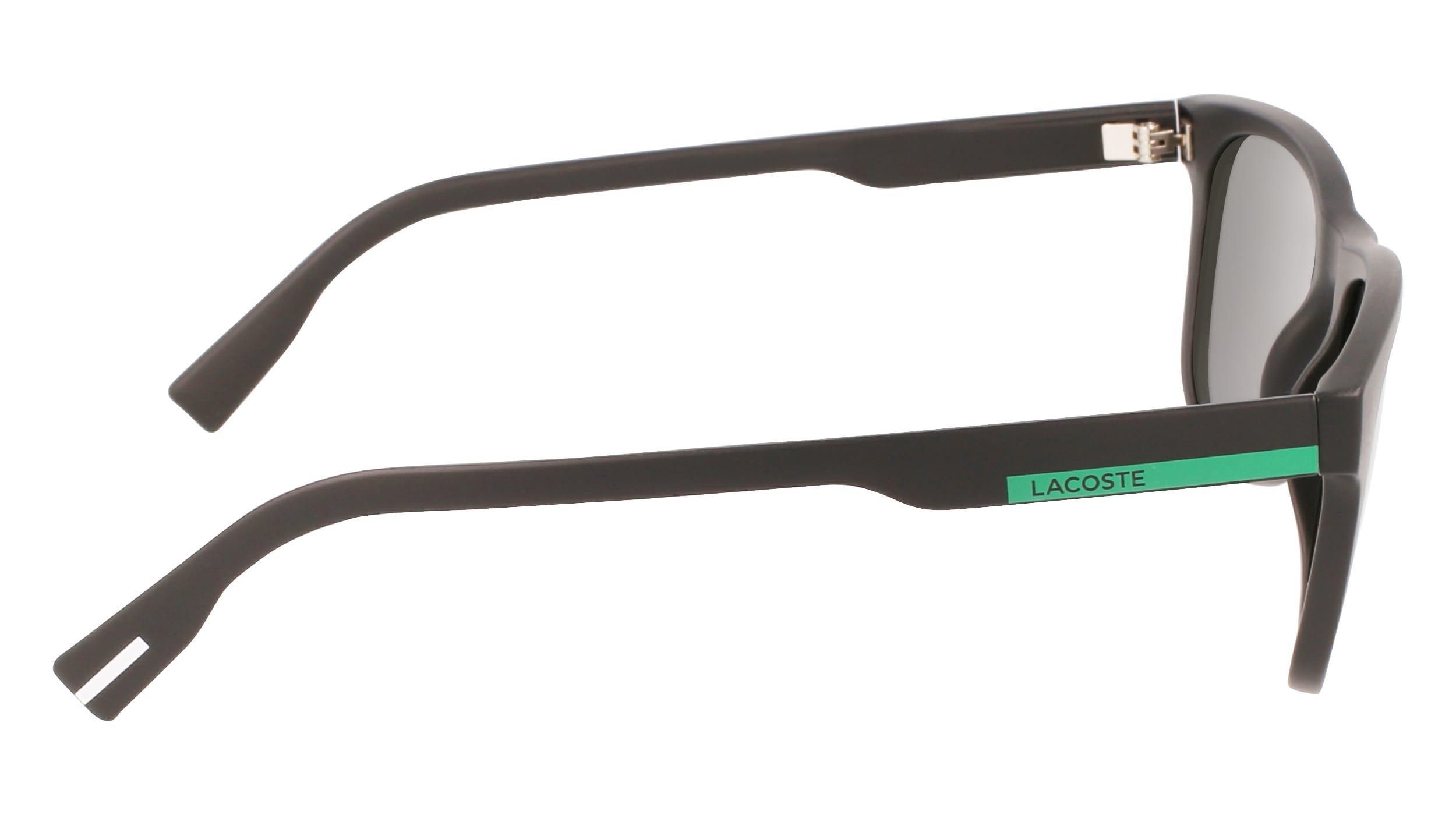 Lacoste Unisex Matte Black Modified Rectangle Sunglasses - L969S, , large image number 7