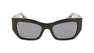 SALVATORE FERRAGAMO - Ferragamo Women Black Modified Rectangle Sunglasses - Sf1059S