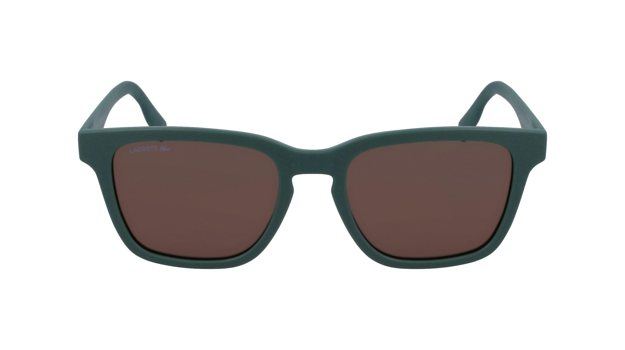 Lacoste Men Matte Green Rectangle Sunglasses - L987S, , large image number 0