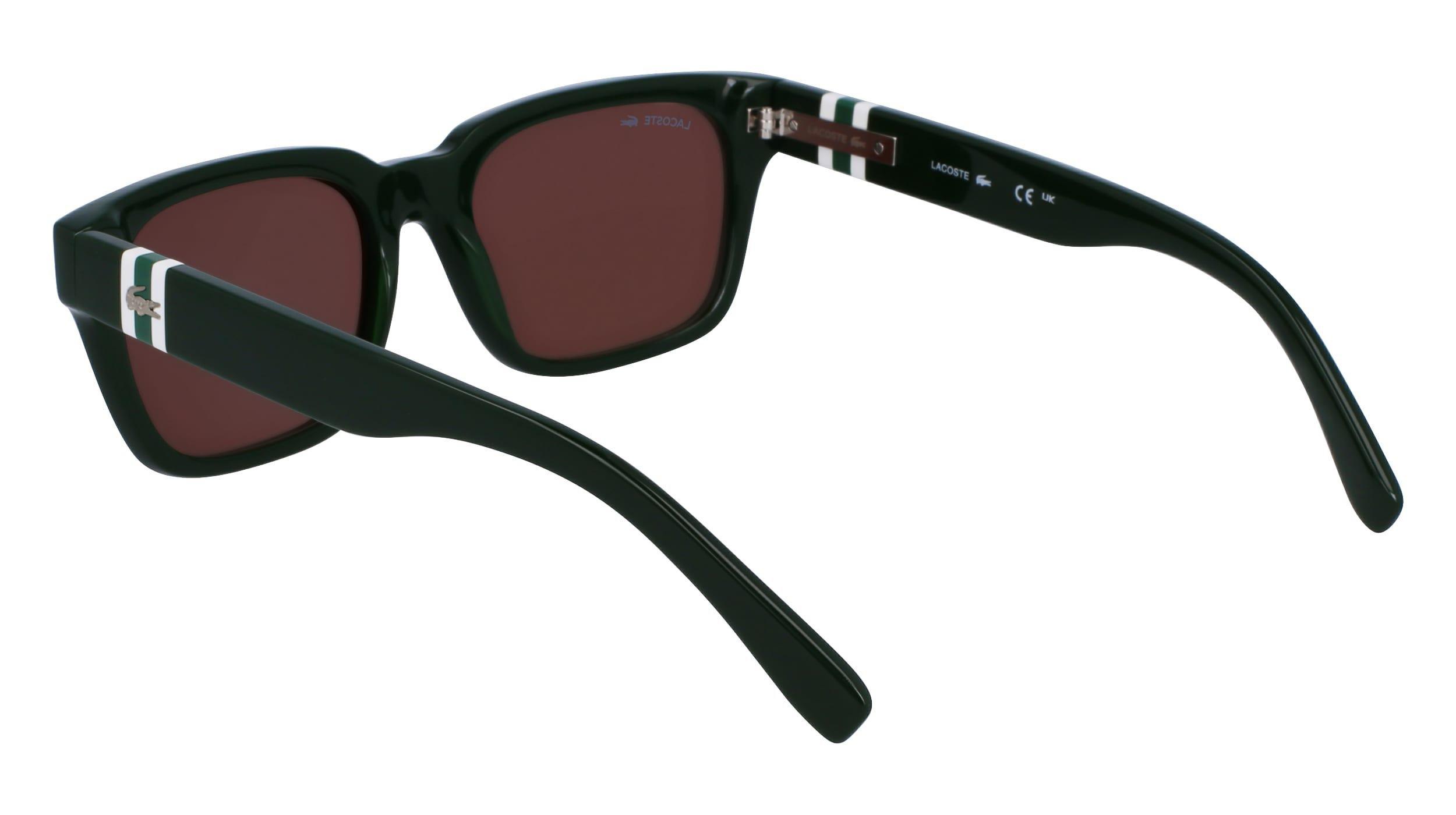 LACOSTE - Lacoste Men Dark Green Rectangle Sunglasses - L6007S