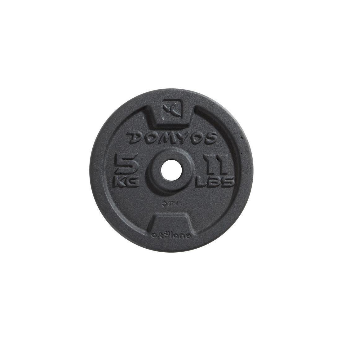 Cast Iron Weight Training Disc Weight, Black, , large image number 3