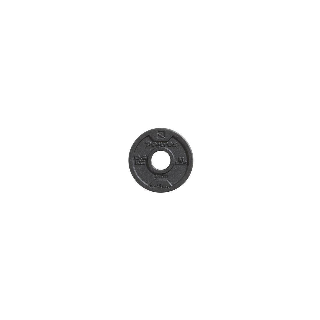 Cast Iron Weight Training Disc Weight, Black, , large image number 6