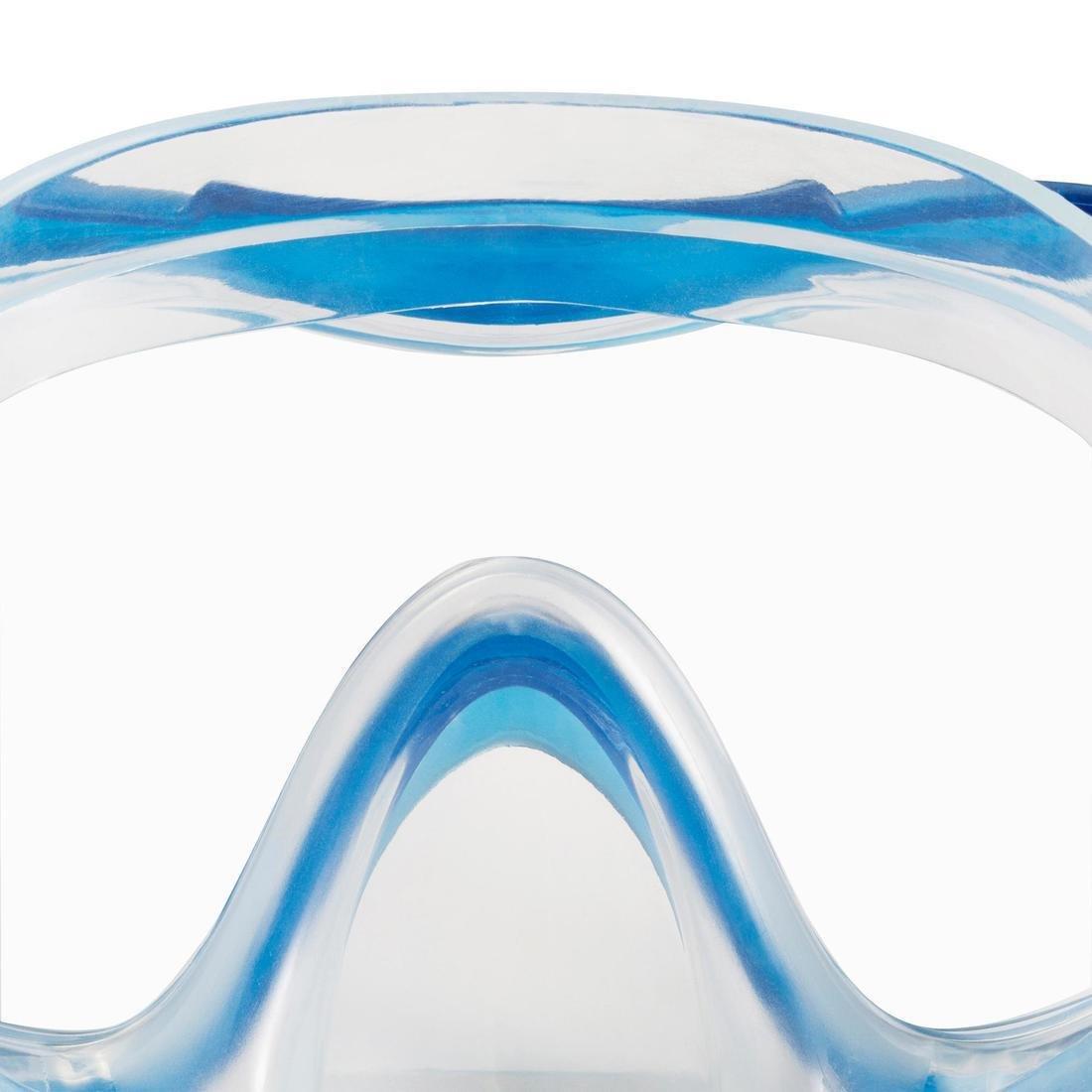 100 Adult Diving or Snorkelling Mask - Blue Title, No Color, large image number 1