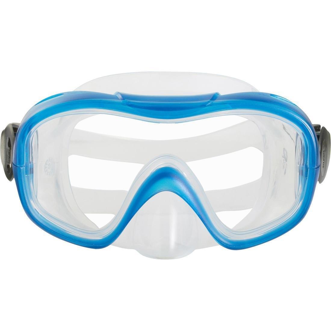 100 Adult Diving or Snorkelling Mask - Blue Title, No Color, large image number 4