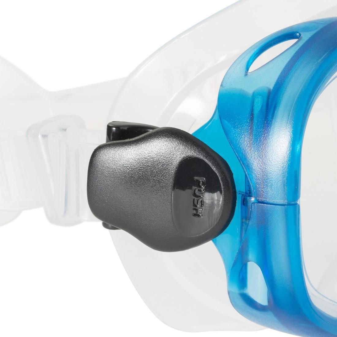 100 Adult Diving or Snorkelling Mask - Blue Title, No Color, large image number 10