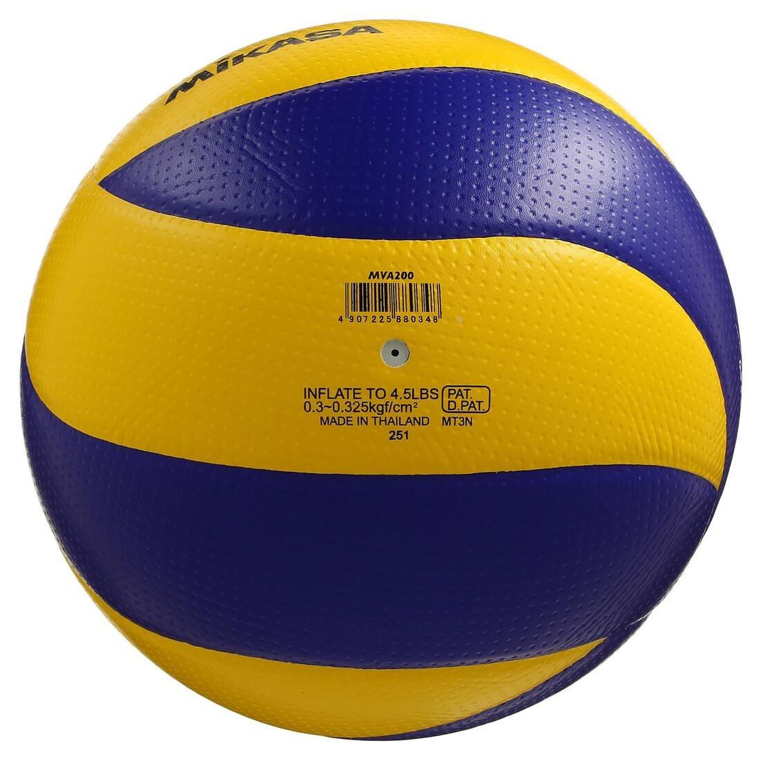 MVA 200 Volleyball - Yellow Blue Title, No Color, large image number 3