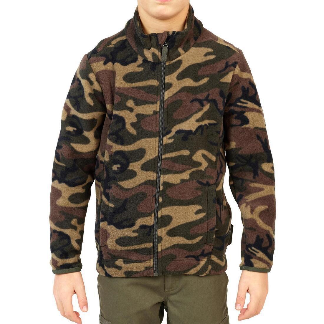 KHAKI Kids' Warm Fleece - Camo, 5401_000, large image number 1