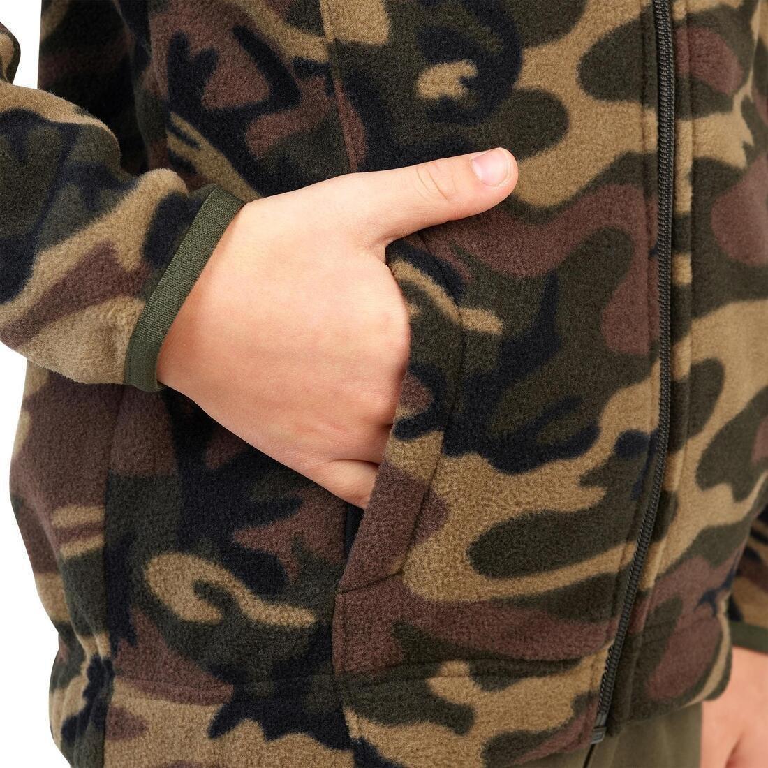 KHAKI Kids' Warm Fleece - Camo, 5401_000, large image number 4