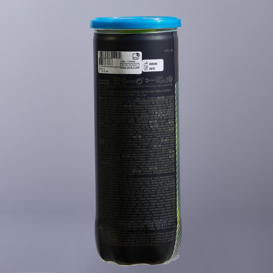 عبوة مكونة من 3 كرات تنس ت.ب 920، أصفر, , large image number 2