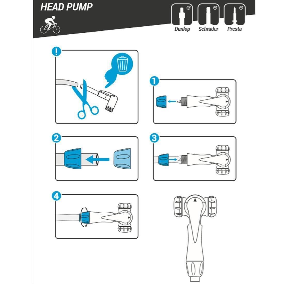 Twin Head for Floor Pumps, , large image number 3