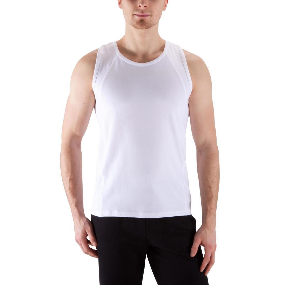 2XL  Dry Skin Bodybuilding Tank Top - White, No Color, large image number 1