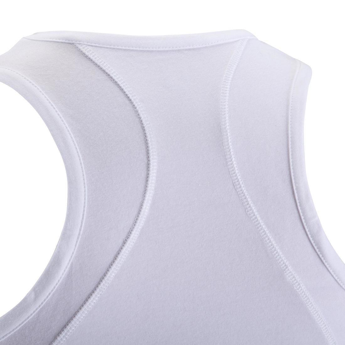 2XL  Dry Skin Bodybuilding Tank Top - White, No Color, large image number 6