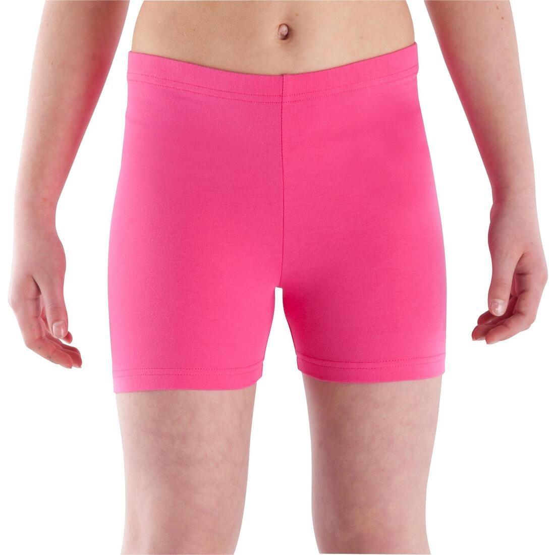 100 Girls' Gym Shorts, Black, No Color, large image number 6
