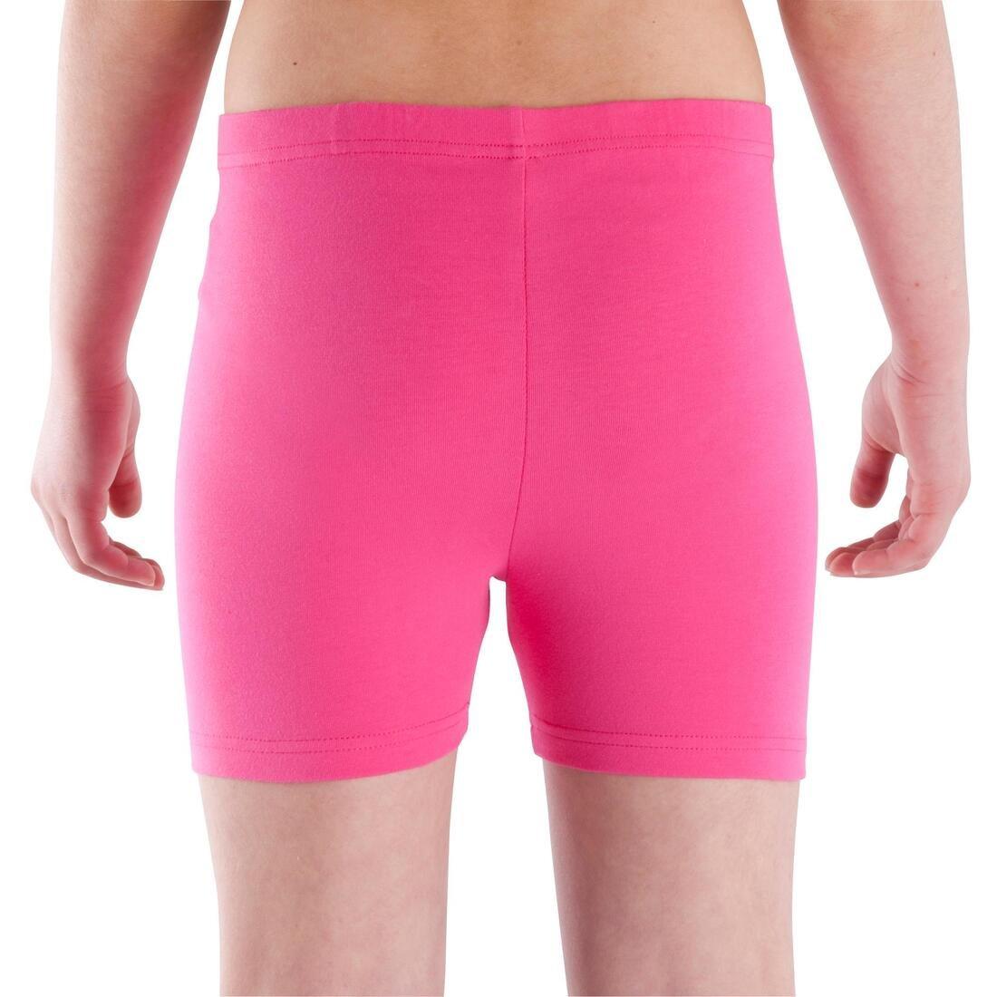 100 Girls' Gym Shorts, Black, No Color, large image number 7