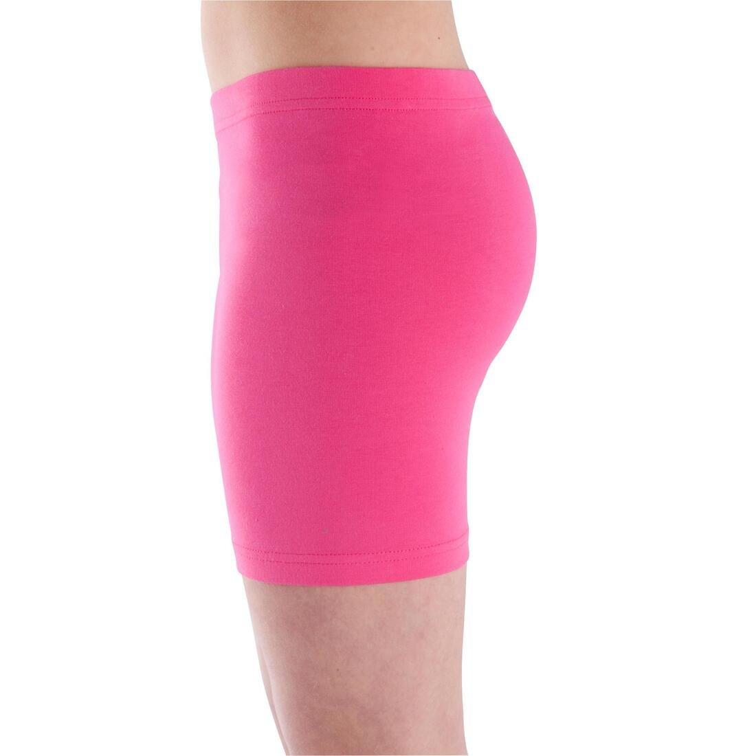 100 Girls' Gym Shorts, Black, No Color, large image number 8