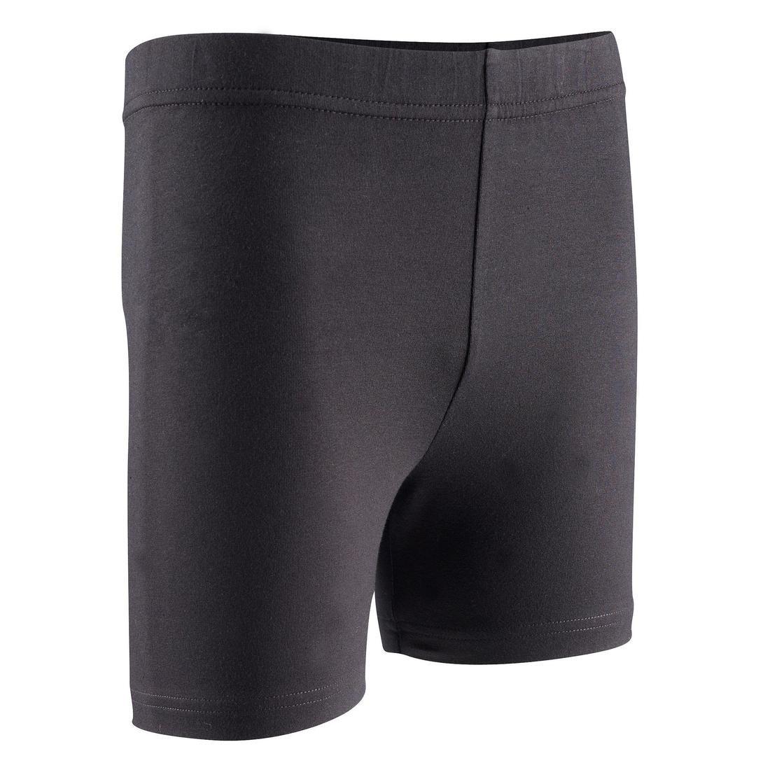 100 Girls' Gym Shorts, Black, No Color, large image number 11